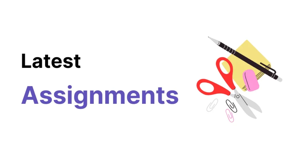 Featured image for latest assignments of any course or topic