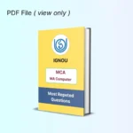 IGNOU MCA ( MA Computer ) Most Repeated Questions eBook