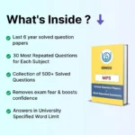 IGNOU MPS 1st Year Most Repeated Questions + Solved Question Papers - Image 7
