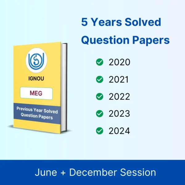 IGNOU MEG Solved Question Papers eBook - Image 3