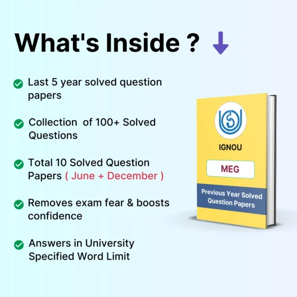 IGNOU MEG Solved Question Papers eBook - Image 4